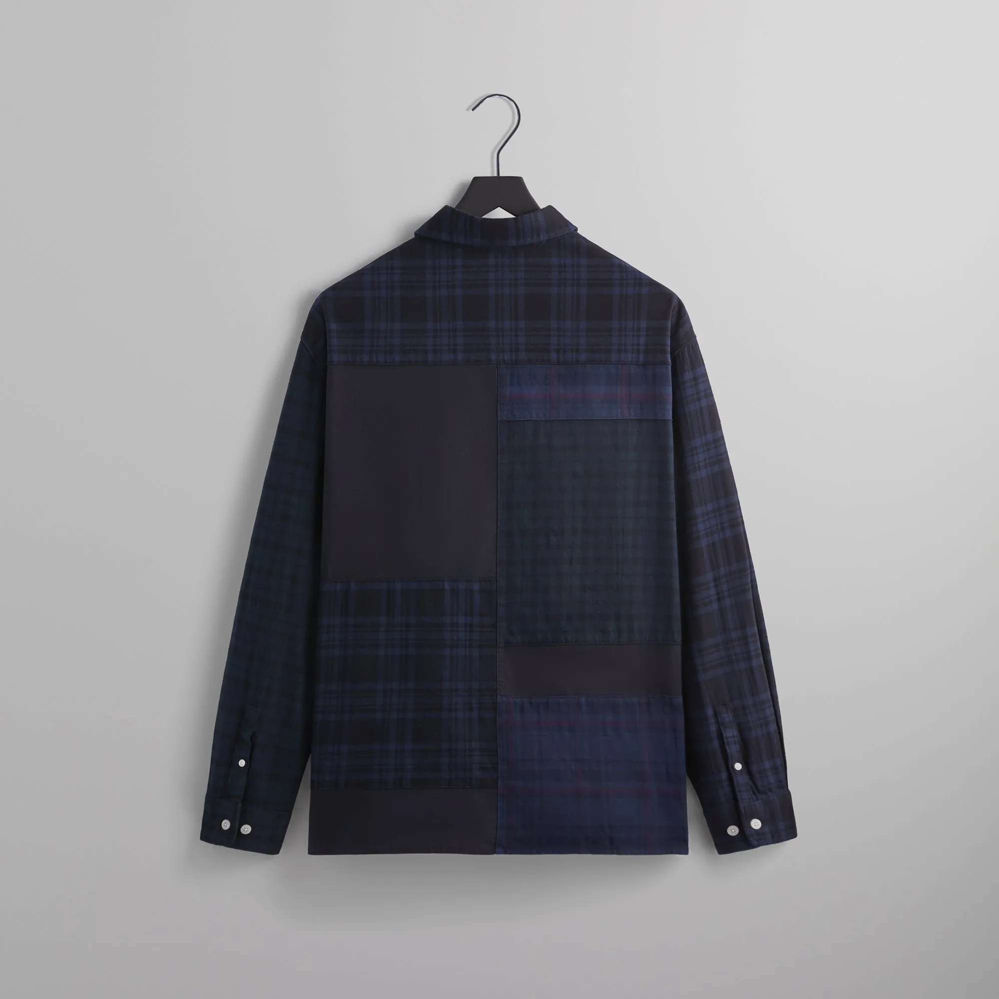 Kith Patchwork Jaydin Buttondown Shirt - Nocturnal