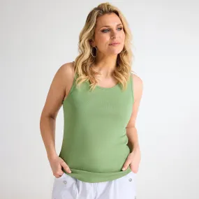 Ladies Watercress Crew Neck Vest