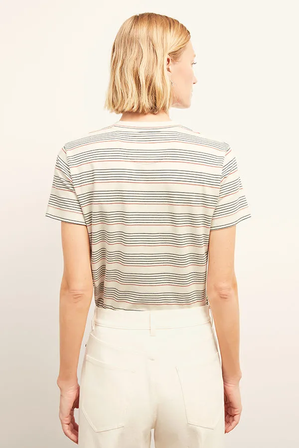 Leslie T-Shirt - Organic Pima Cotton :: Signature Stripe