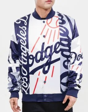 Los Angeles Dodgers Mash Up Satin Jacket