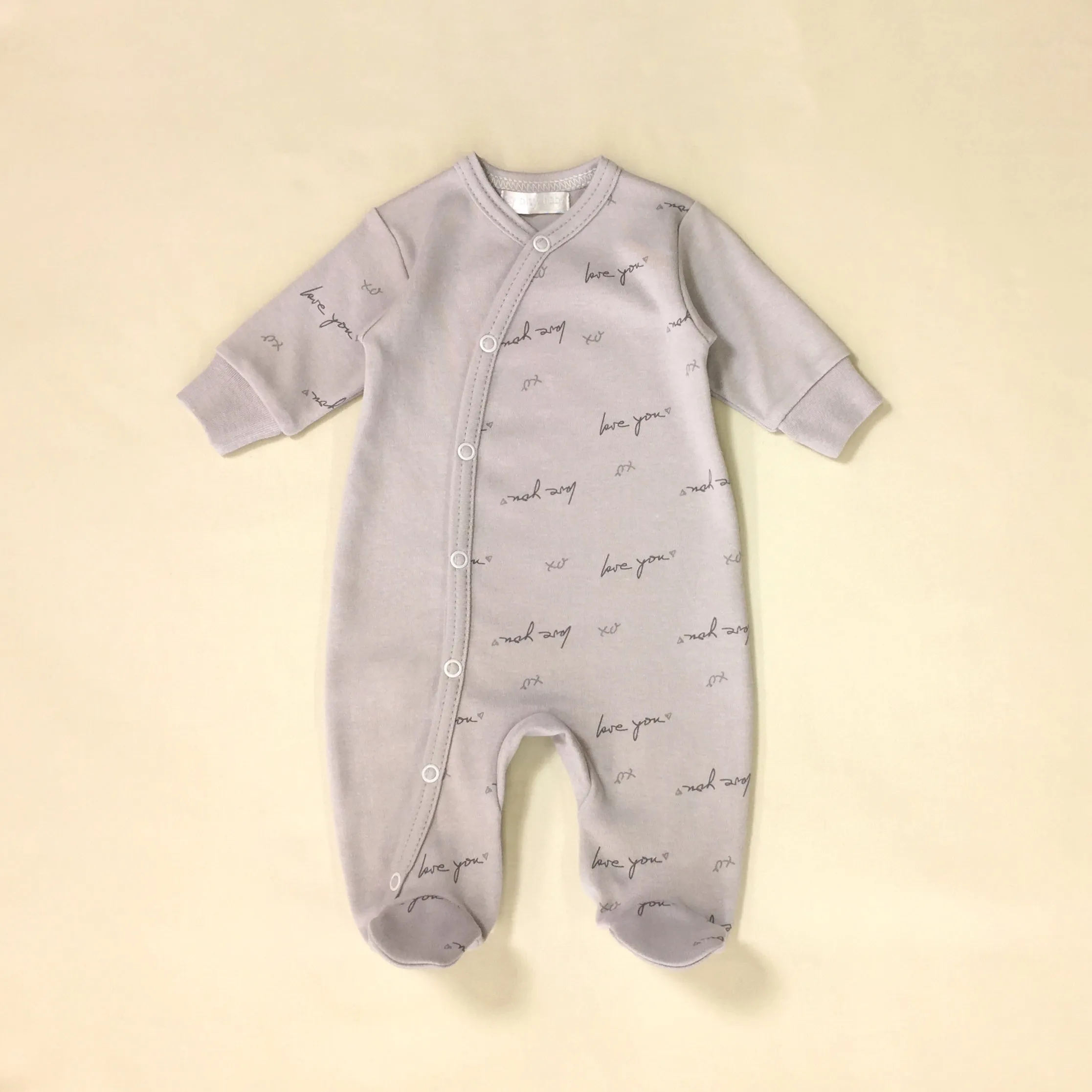 Love You ♥ Grey Layette Set