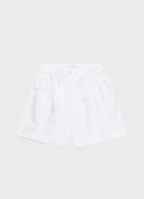 Men's Sea Island Cotton Boxer Short in White