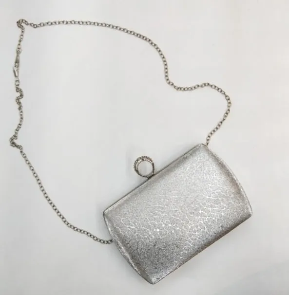 Metallic Mock croc evening bags