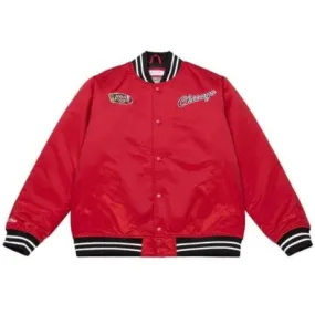 Mitchell & Ness NBA Chicago Bulls Heavyweight Jacket (Scarlet)