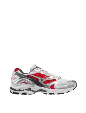 Mizuno Wave Rider 10 Trainers White / Silver / Chinese Red