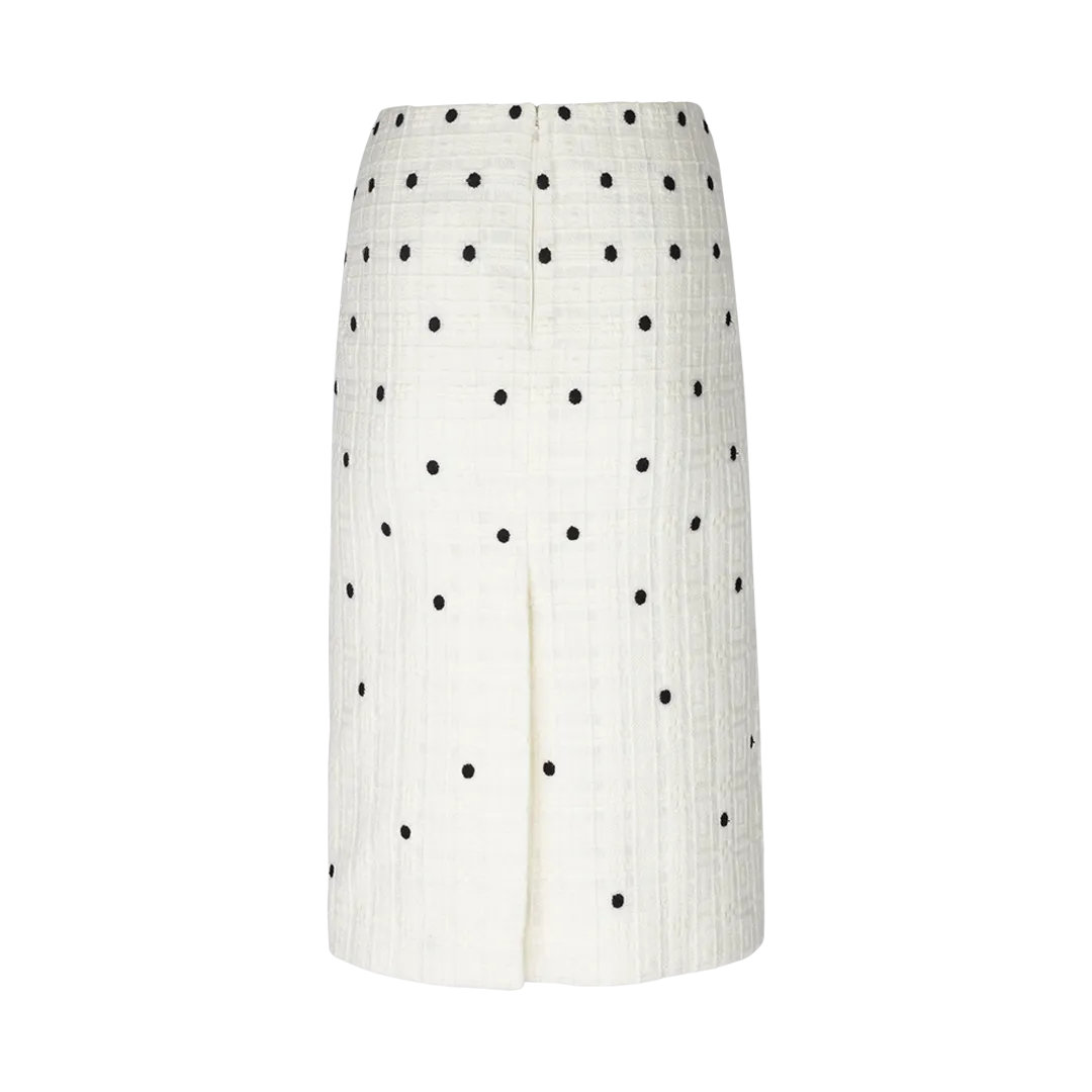 Moon Dot Pencil Skirt