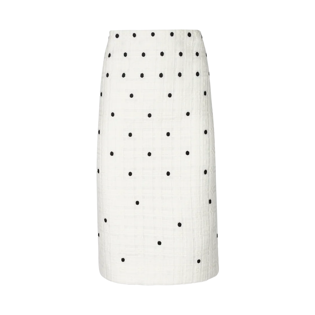 Moon Dot Pencil Skirt