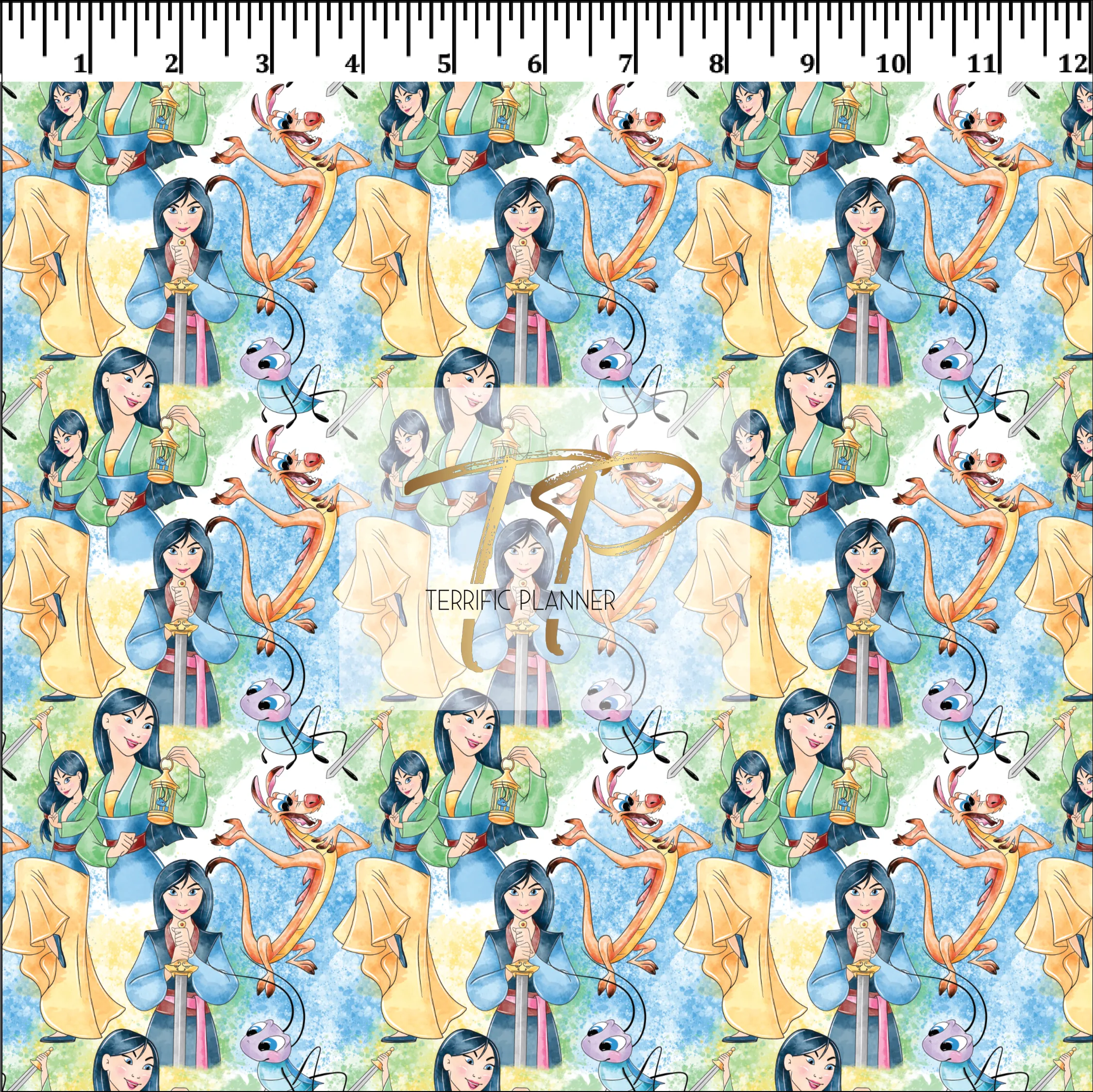 Mulan Fabric - READY TO SHIP