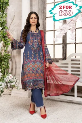 Munira Cambric 3 Piece Suit MUN504