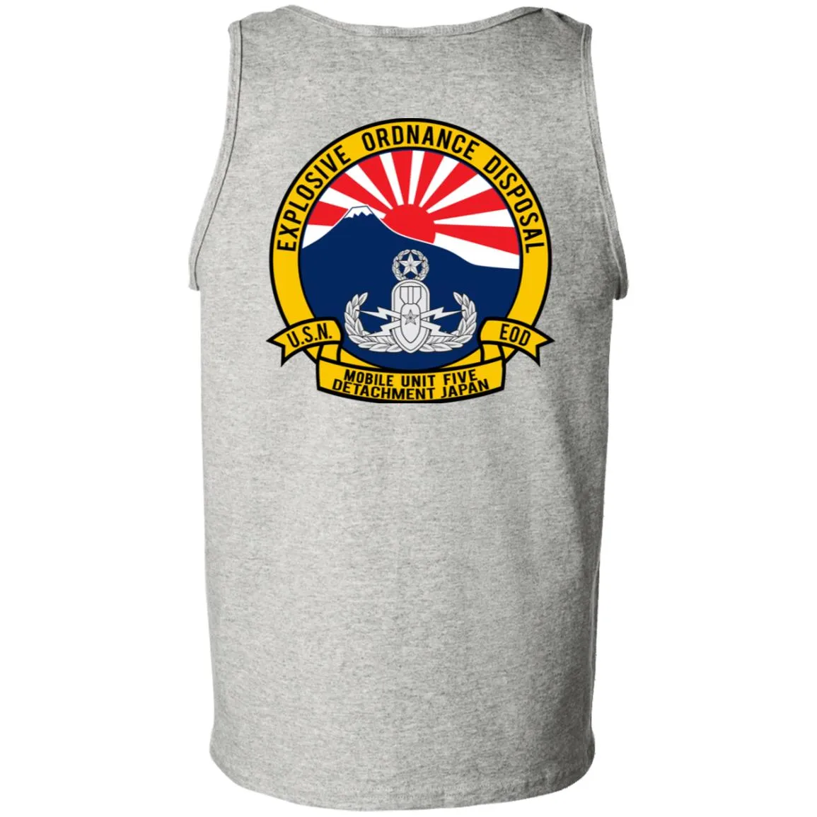 Navy EOD Mobile Unit Japan 100% Cotton Tank Top