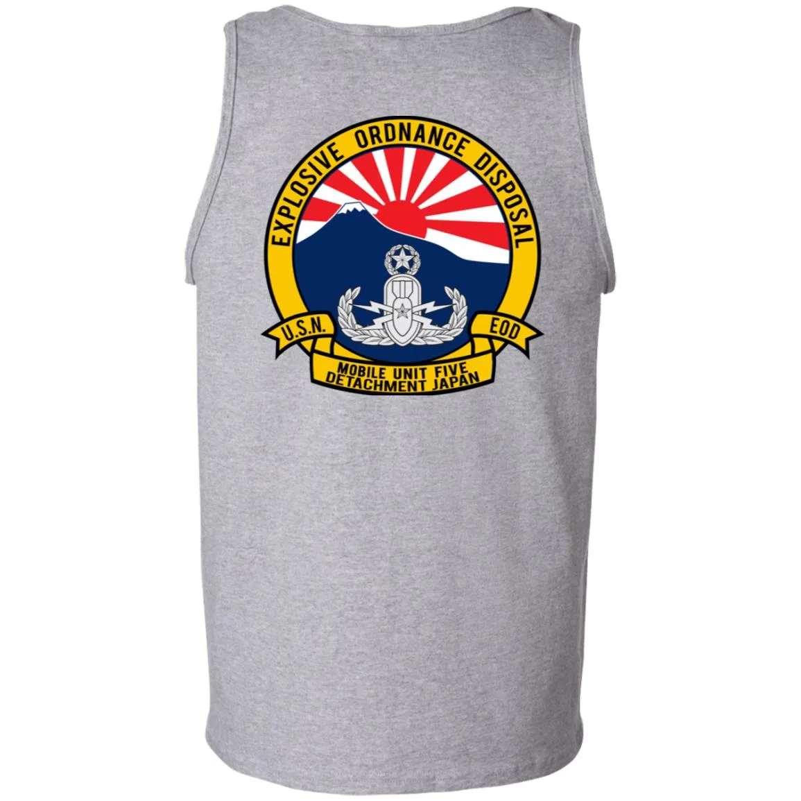 Navy EOD Mobile Unit Japan 100% Cotton Tank Top