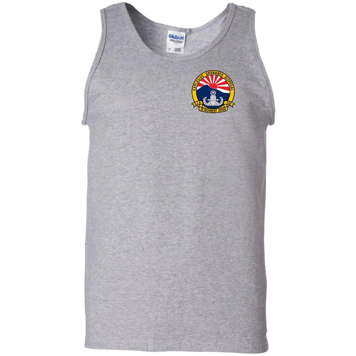 Navy EOD Mobile Unit Japan 100% Cotton Tank Top