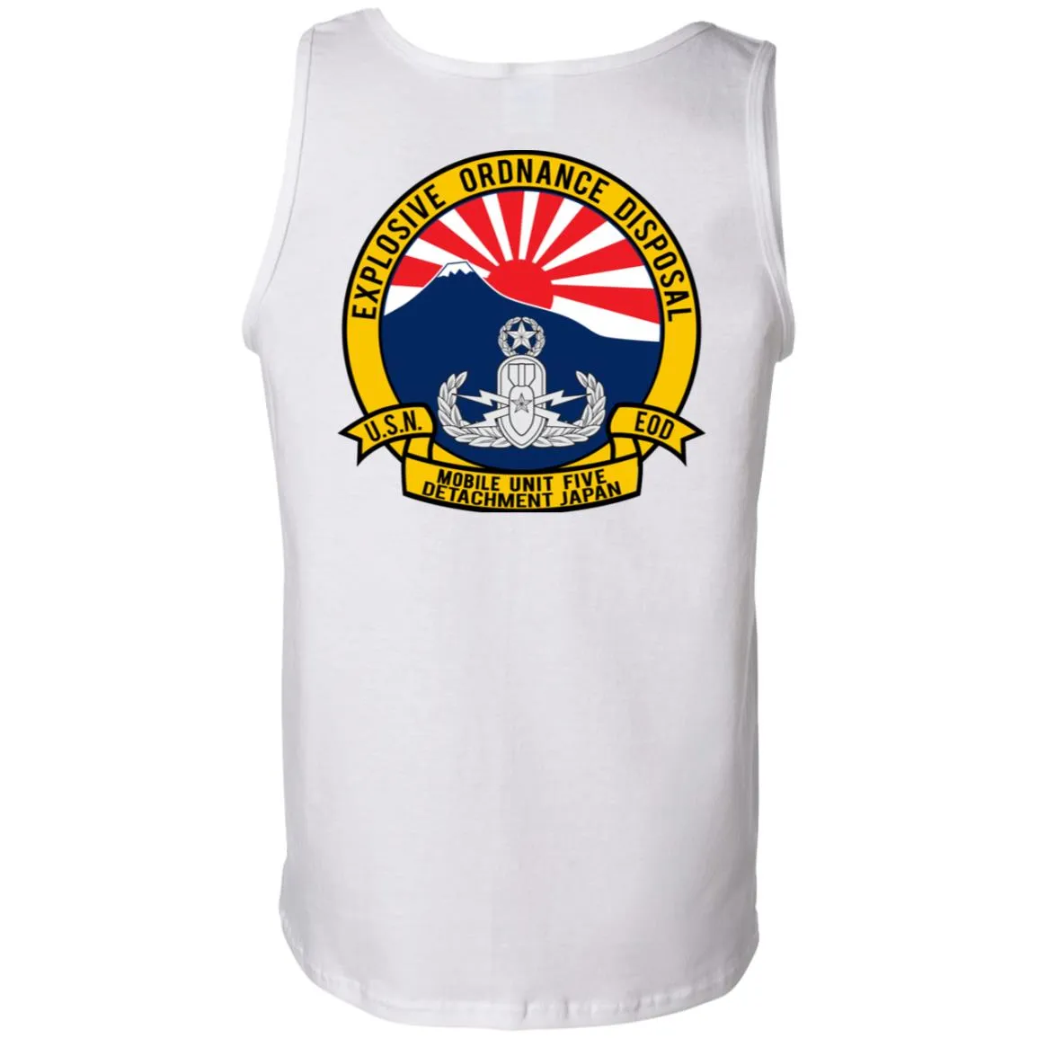 Navy EOD Mobile Unit Japan 100% Cotton Tank Top