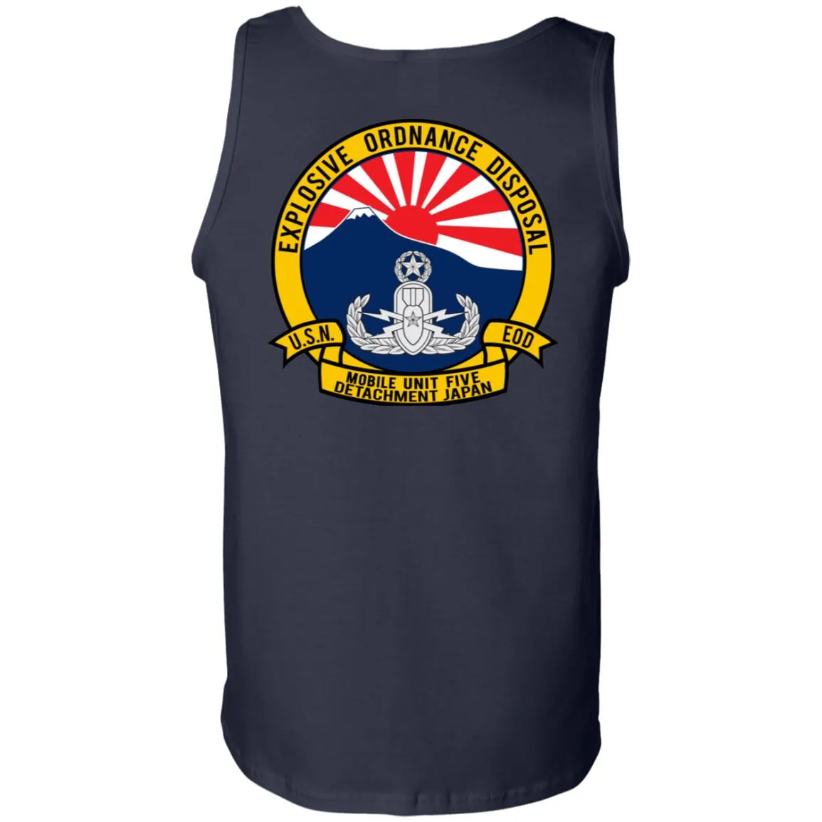 Navy EOD Mobile Unit Japan 100% Cotton Tank Top