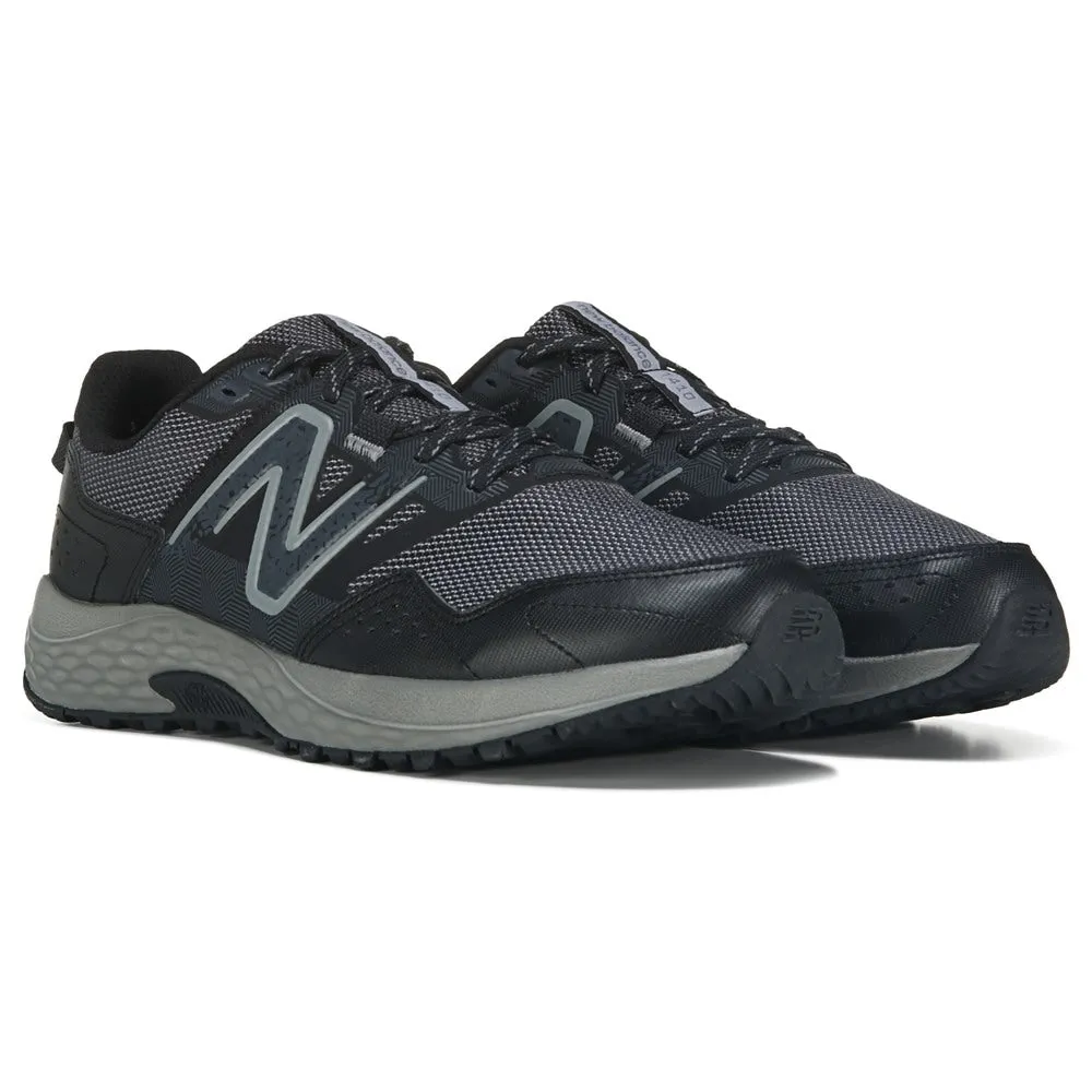 NEW BALANCE MEN'S 410 V8 2E TRAIL BLACK RUNNING SHOE