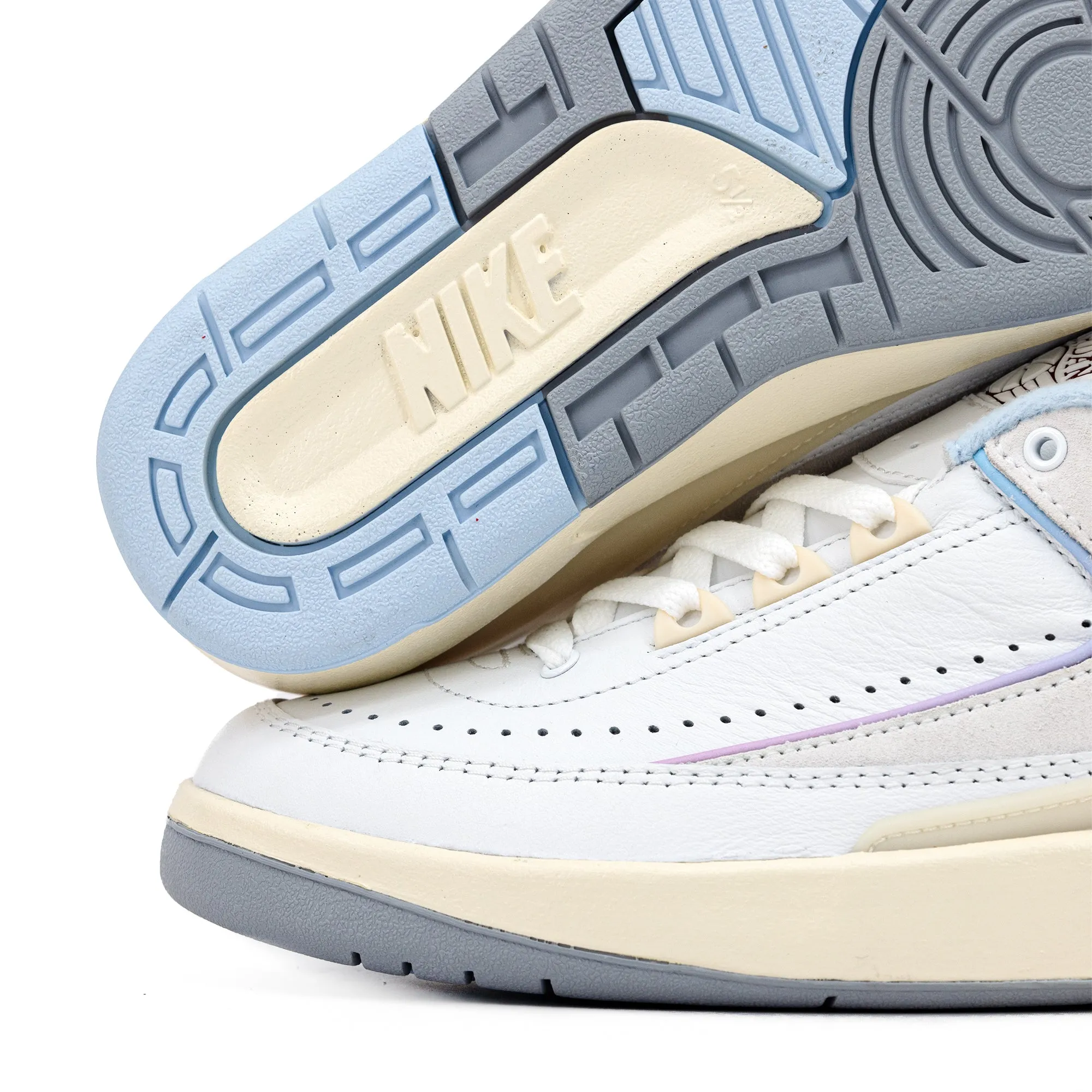 Nike Woman's Air Jordan Retro 2 Low "Summit White & Ice Blue" DX4401-146