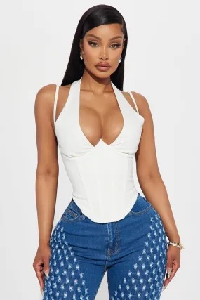 No Rival Halter Top - Ivory