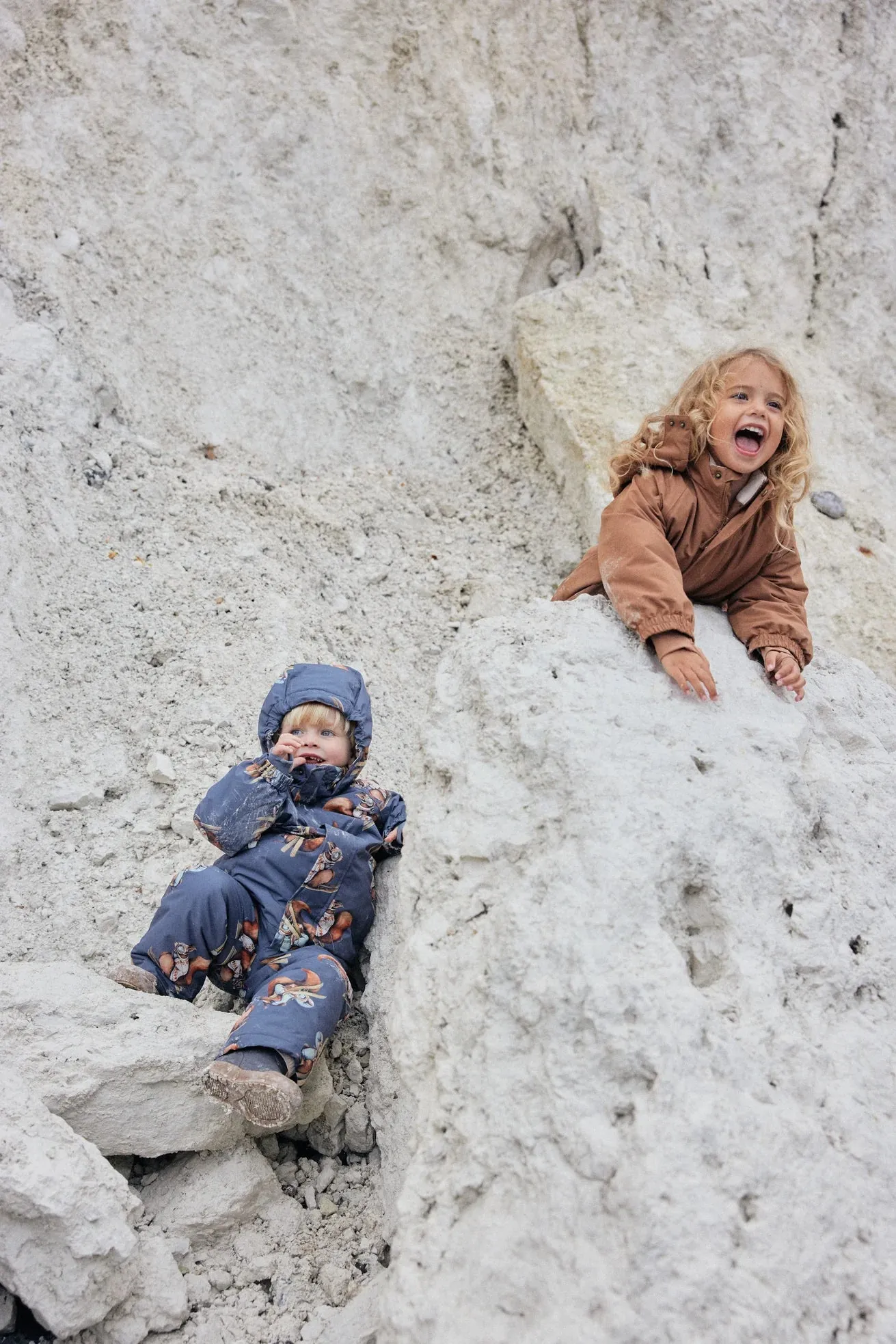 Nohr snowsuit print - Val dIsere blue