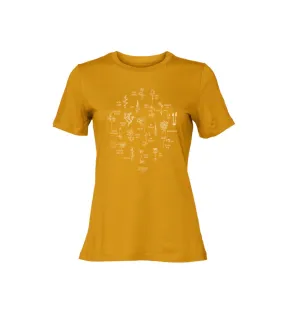 Northwest Flowers Women's Cut T-Shirt - Yellow