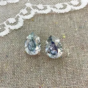 Pear Post Earrings