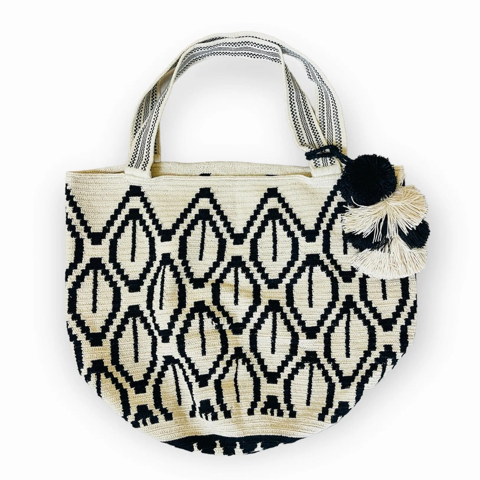 Premium Neutral Maxi Tote Bags  | Large Crochet Tote (Soft)