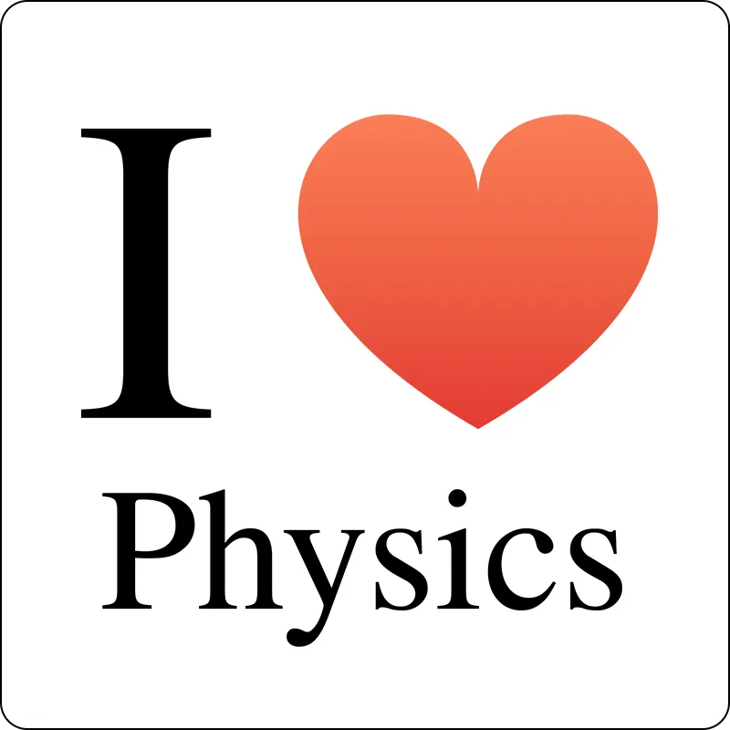 "I ♥ Physics" (black) - Women's T-Shirt