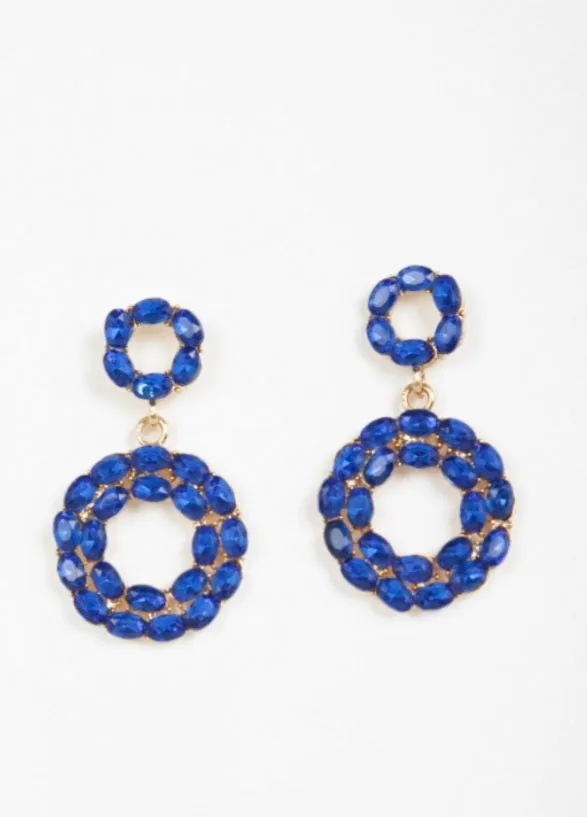 Statement 2 circle Earrings