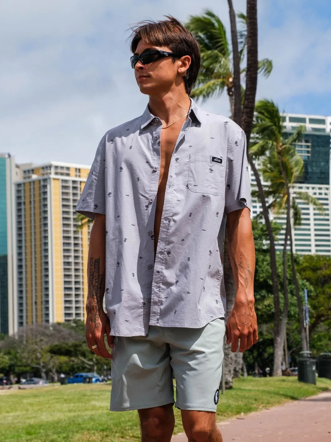 T&C Surf Outrigger Woven Shirt