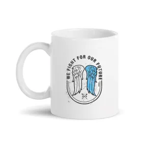 The Walking Dead Wings White Mug