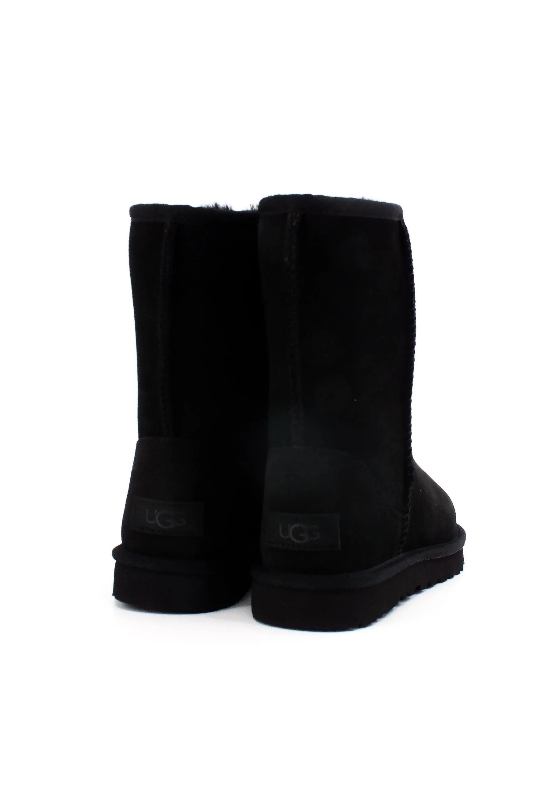 UGG Classic Short Stivaletto Pelo Donna Black W1016223