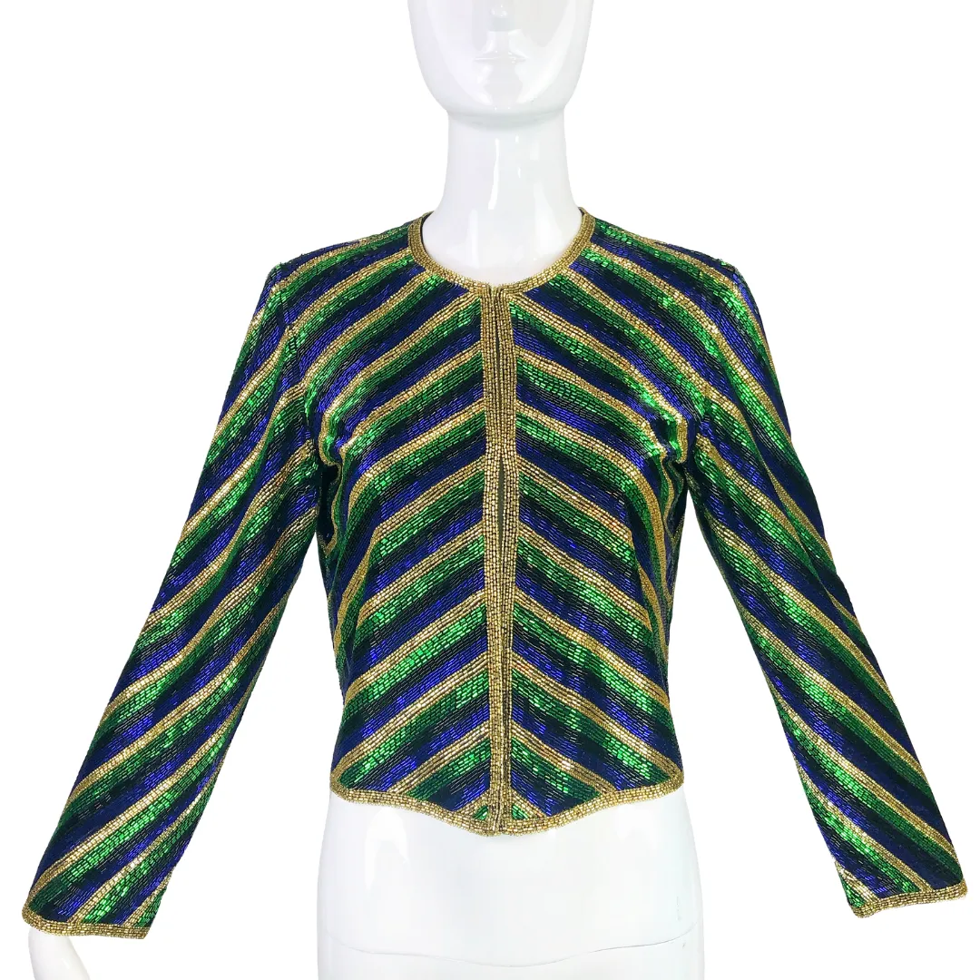 Victoria Royal Ltd. 80’s Beaded Jacket