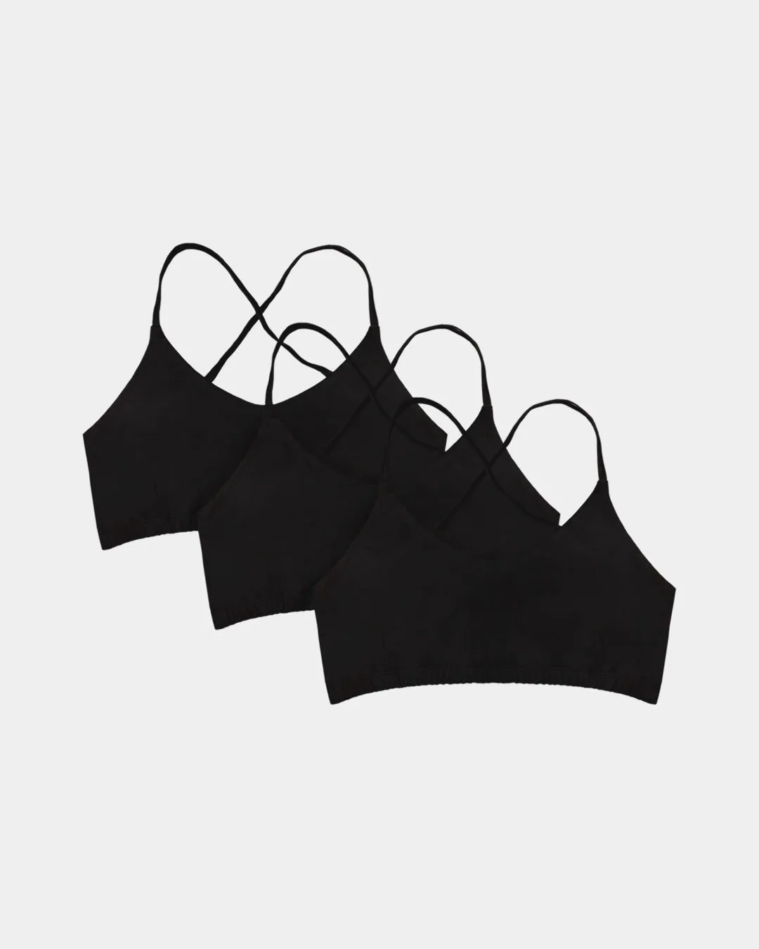 Women's Criss-Cross Bralette - 100% Organic Cotton - PRE-ORDER