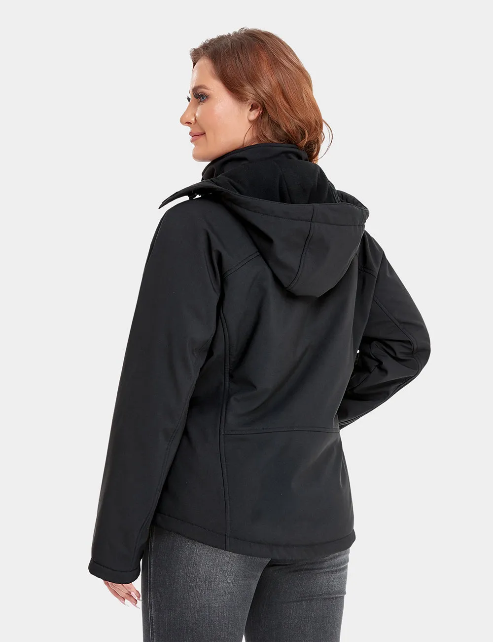 Women's Heated Jacket 2.0 (4 Heating Zones) - Black & Red