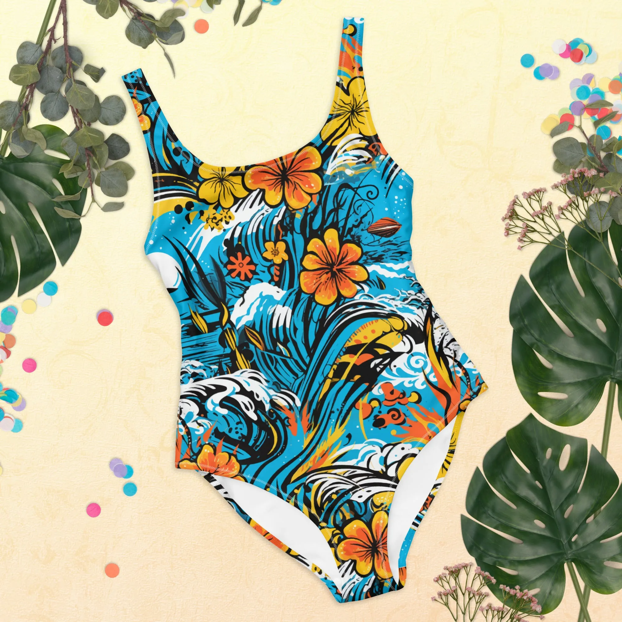 Women's One-Piece Swimsuit - Dangerous Summer 001