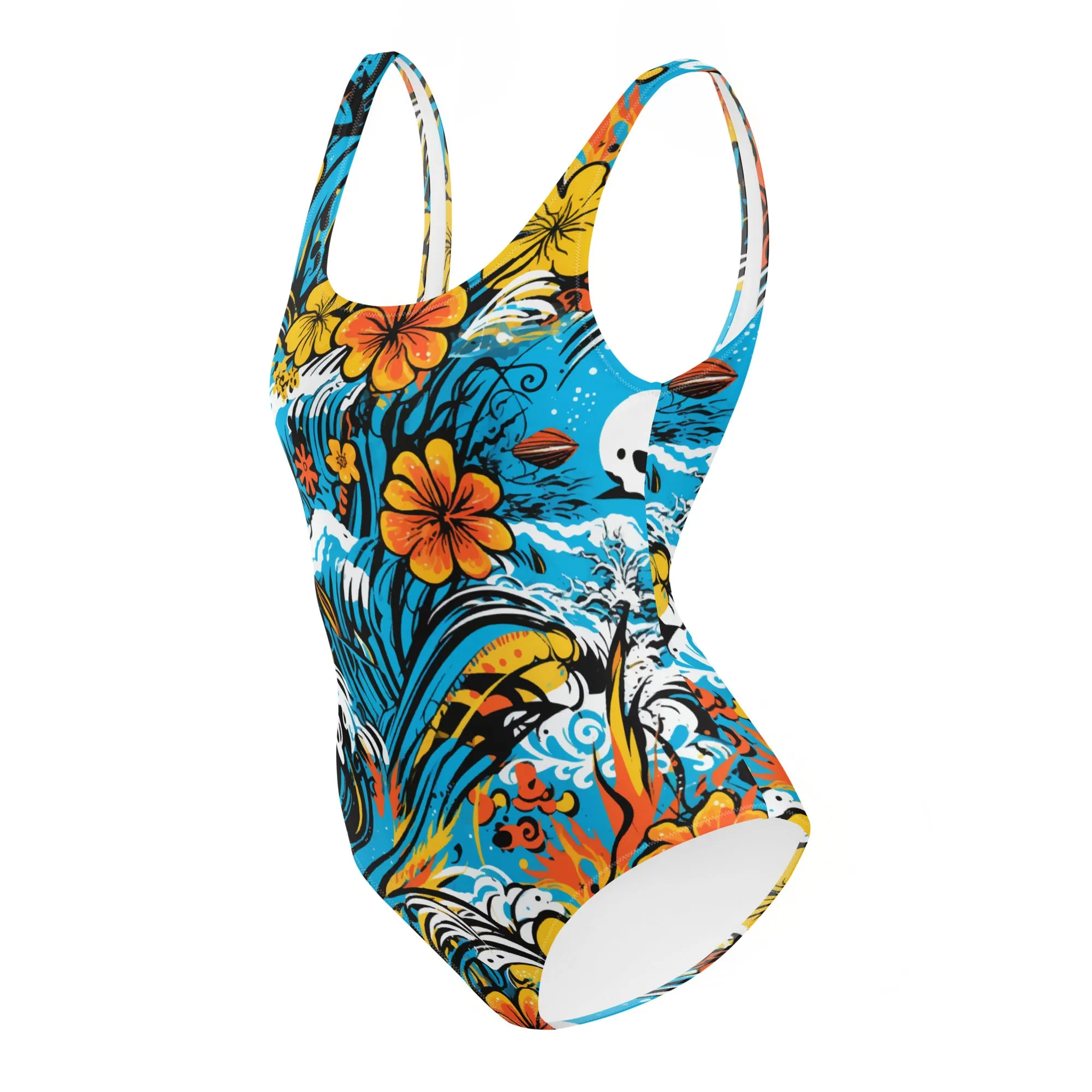 Women's One-Piece Swimsuit - Dangerous Summer 001