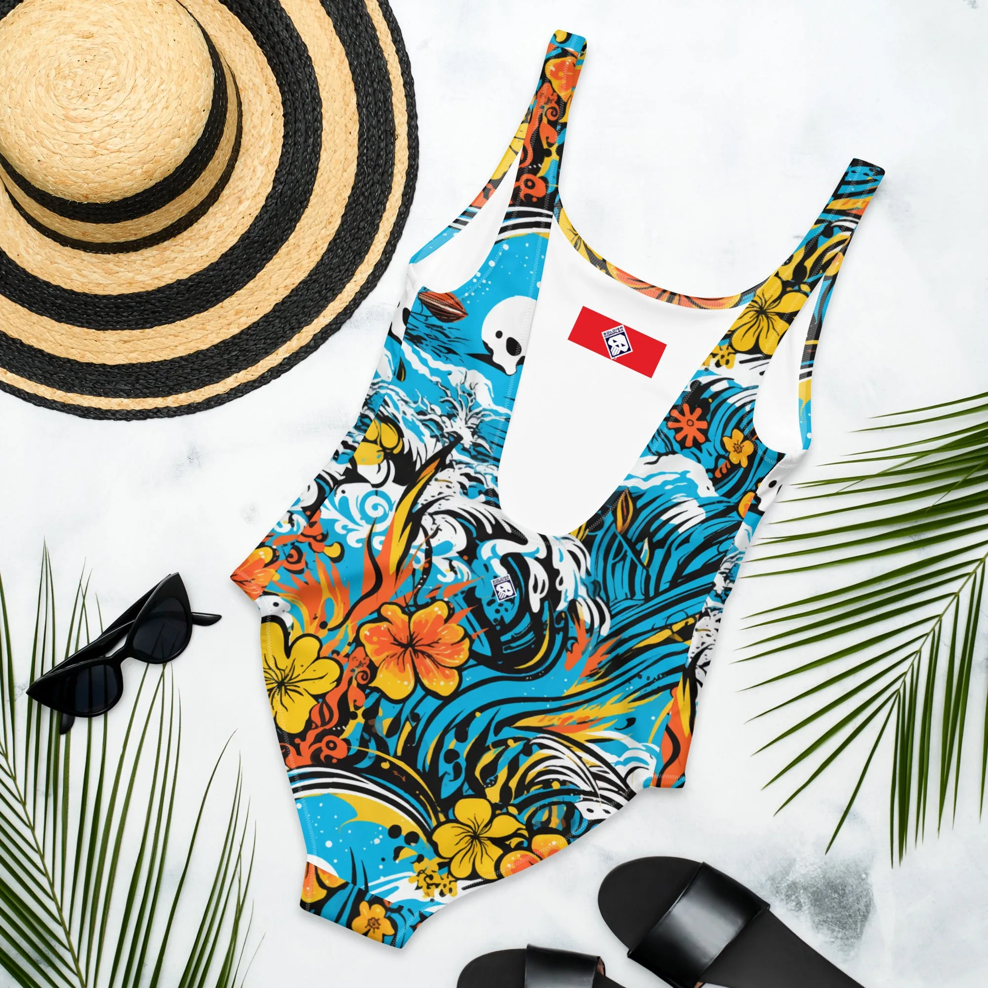 Women's One-Piece Swimsuit - Dangerous Summer 001