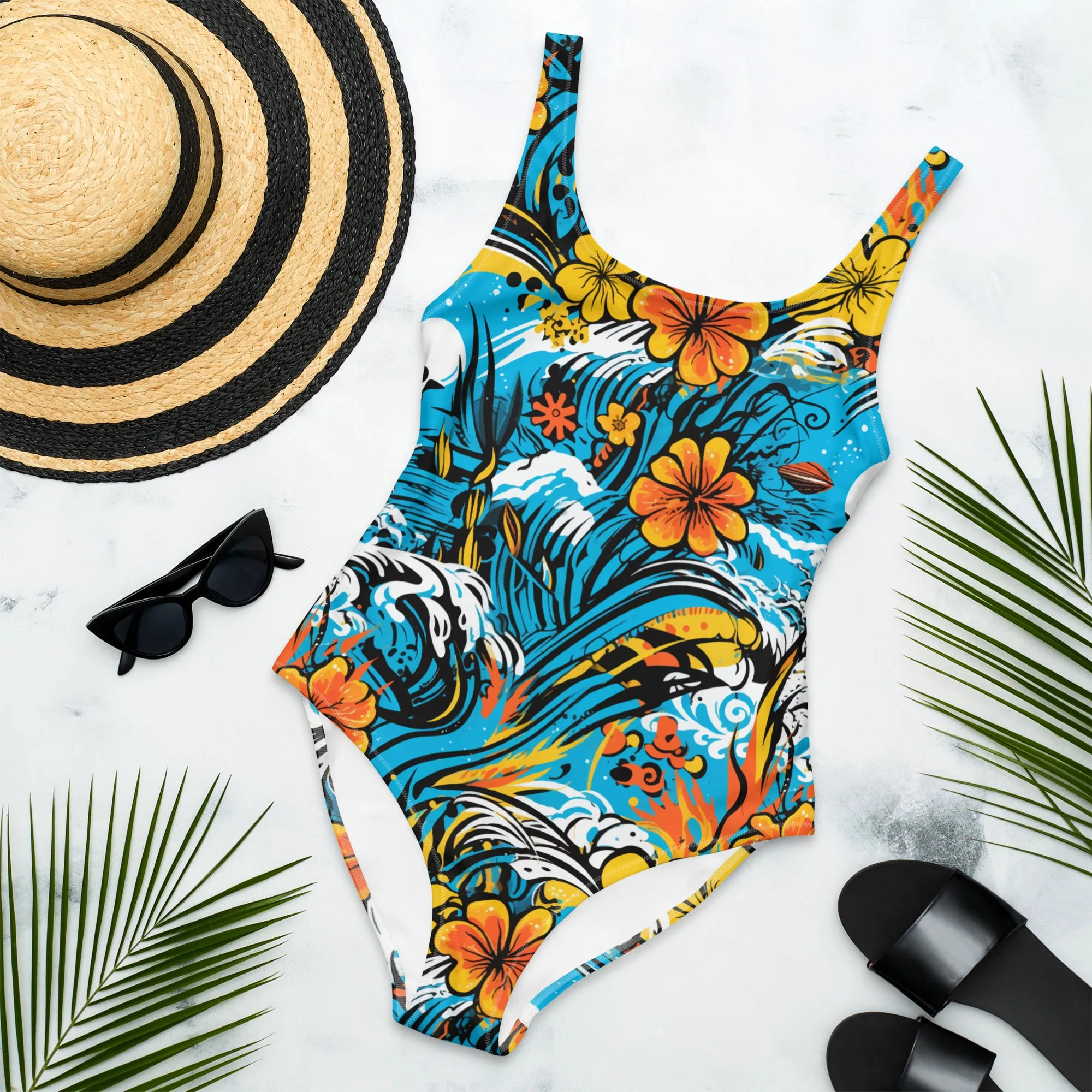 Women's One-Piece Swimsuit - Dangerous Summer 001