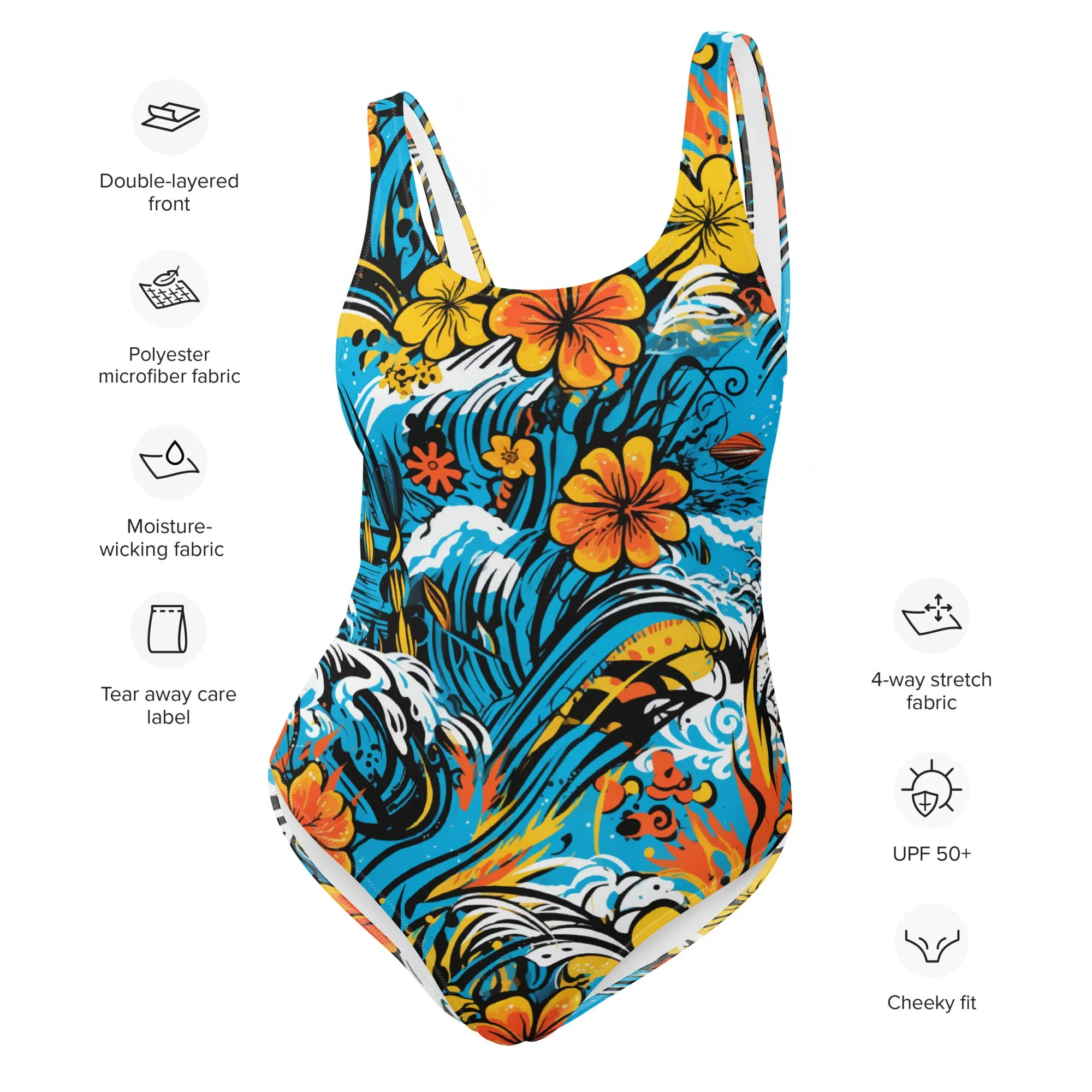 Women's One-Piece Swimsuit - Dangerous Summer 001