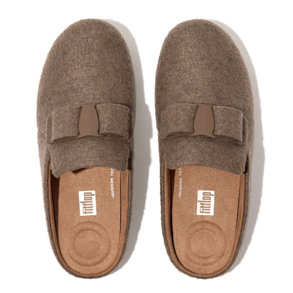 รองเท้าแตะสลิปเปอร์ ผู้หญิง รุ่น CHRISSIE II HAUS e01 BOW FELT SLIPPERS