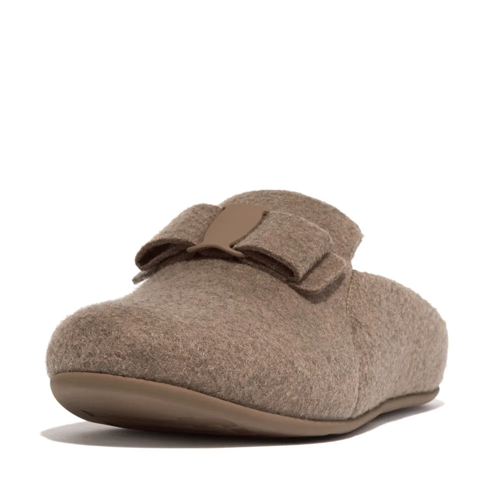 รองเท้าแตะสลิปเปอร์ ผู้หญิง รุ่น CHRISSIE II HAUS e01 BOW FELT SLIPPERS