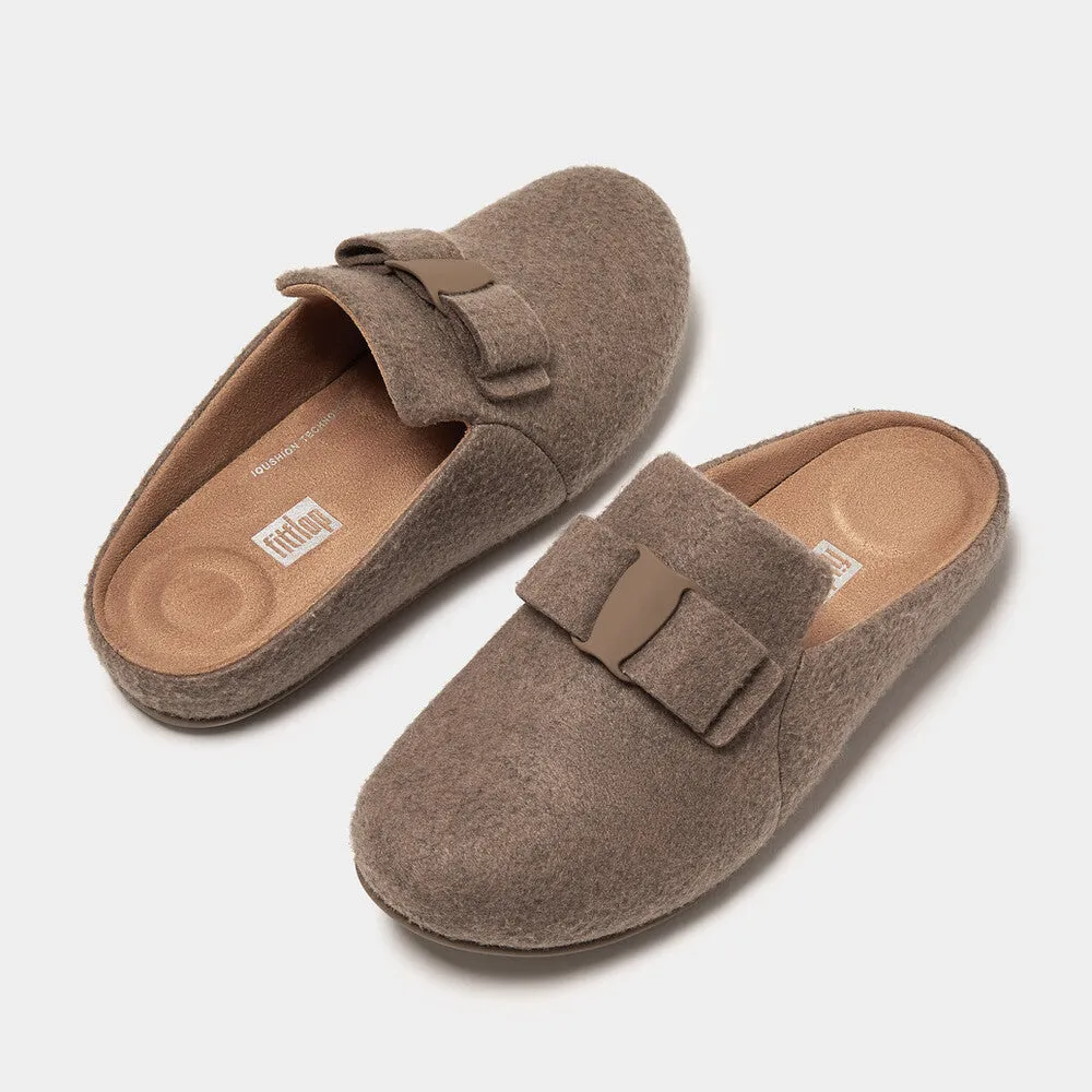 รองเท้าแตะสลิปเปอร์ ผู้หญิง รุ่น CHRISSIE II HAUS e01 BOW FELT SLIPPERS